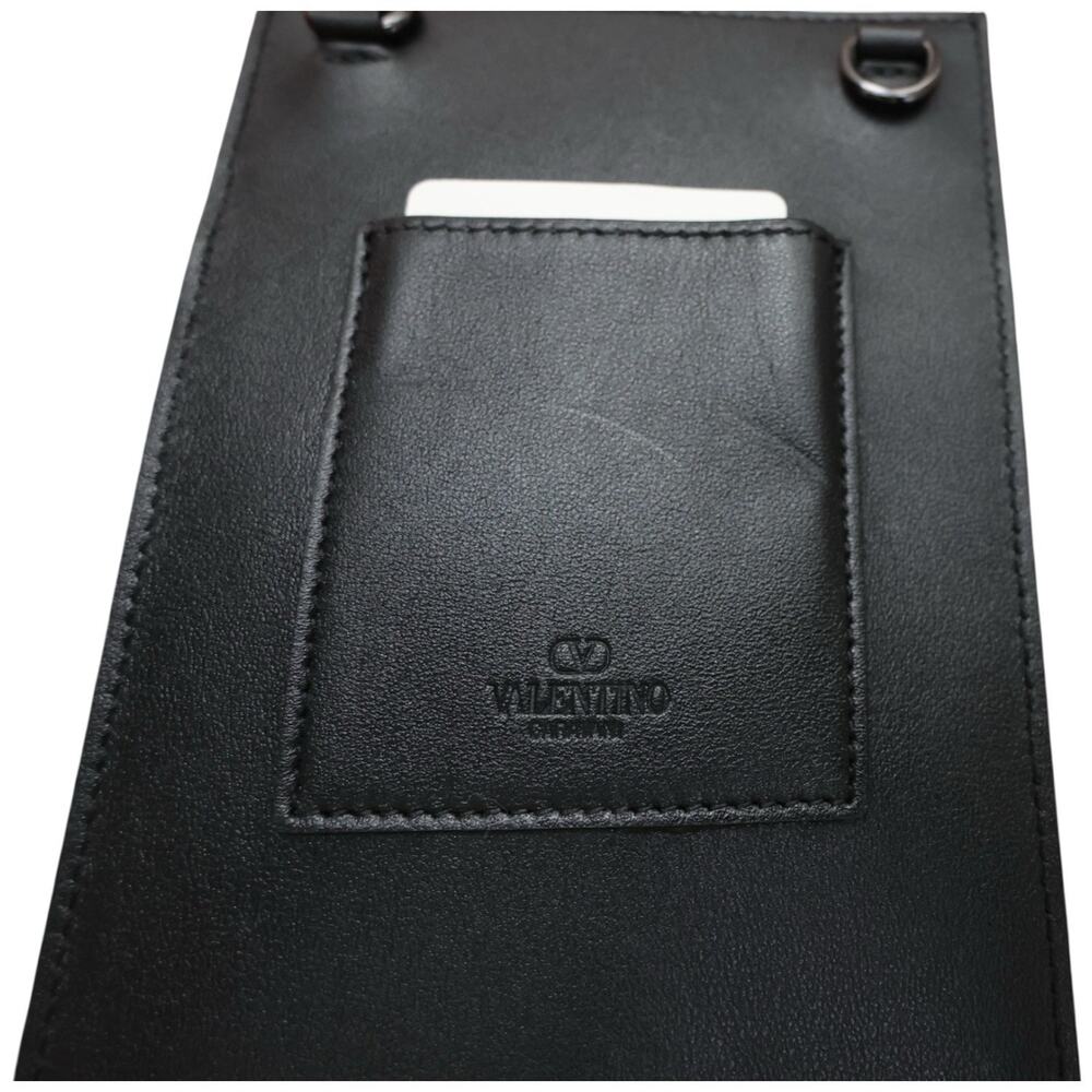 VALENTINO GARAVANI Rockstud Leather Phone Case Crossbody - Picture 5 of 15